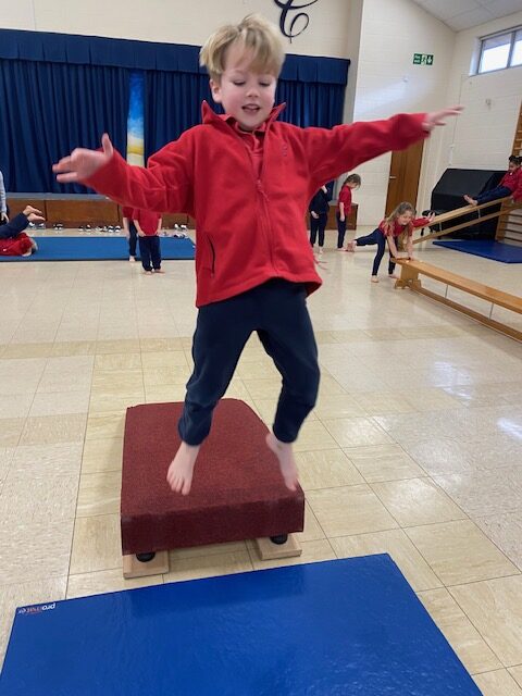 Gymnastics skills&#8230;, Copthill School