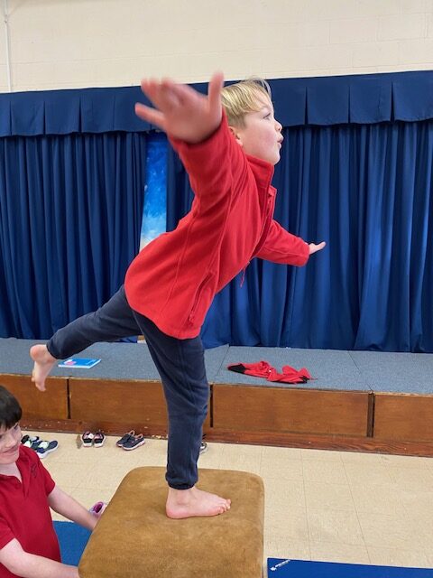 Gymnastics skills&#8230;, Copthill School