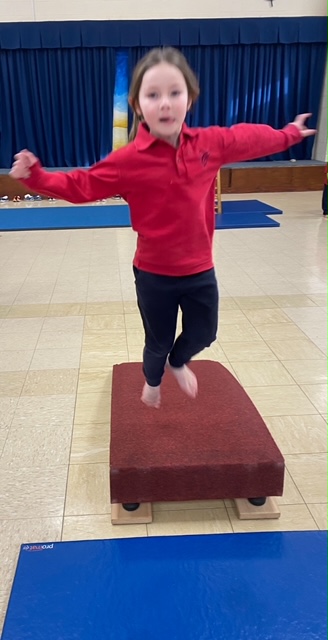 Gymnastics skills&#8230;, Copthill School