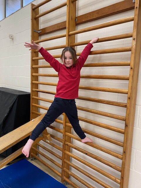 Gymnastics skills&#8230;, Copthill School