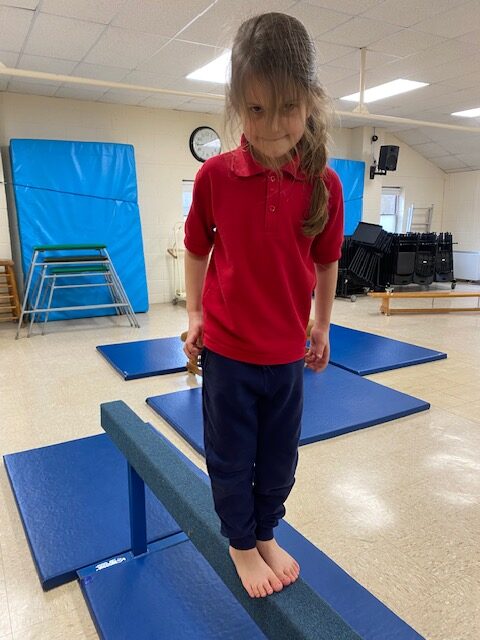 Gymnastics skills&#8230;, Copthill School