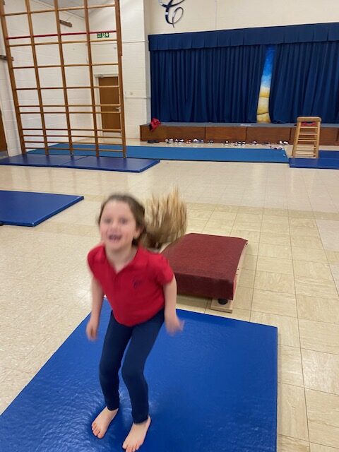 Gymnastics skills&#8230;, Copthill School