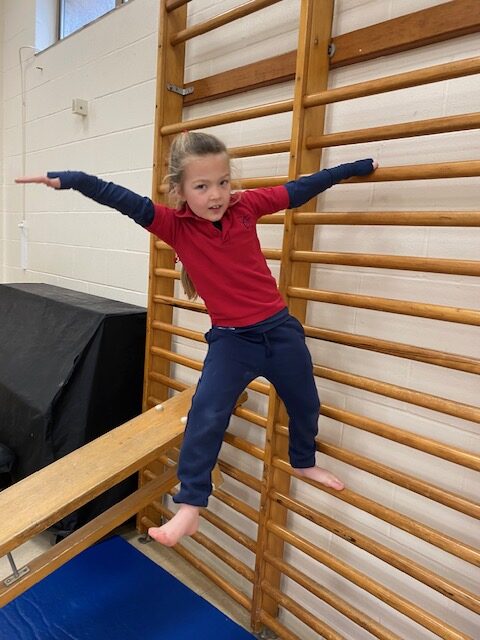 Gymnastics skills&#8230;, Copthill School