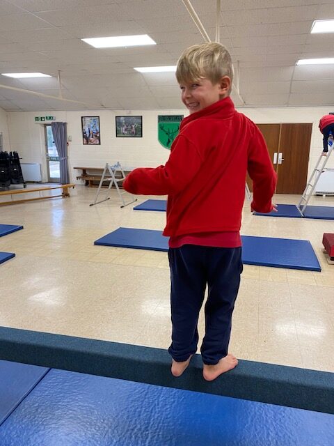 Gymnastics skills&#8230;, Copthill School