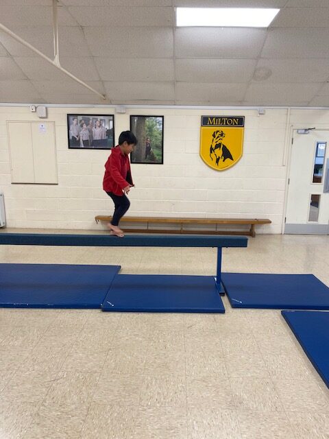 Gymnastics skills&#8230;, Copthill School