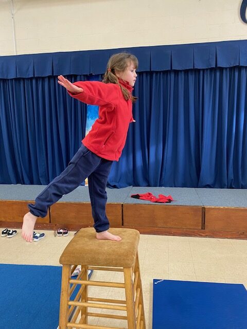 Gymnastics skills&#8230;, Copthill School