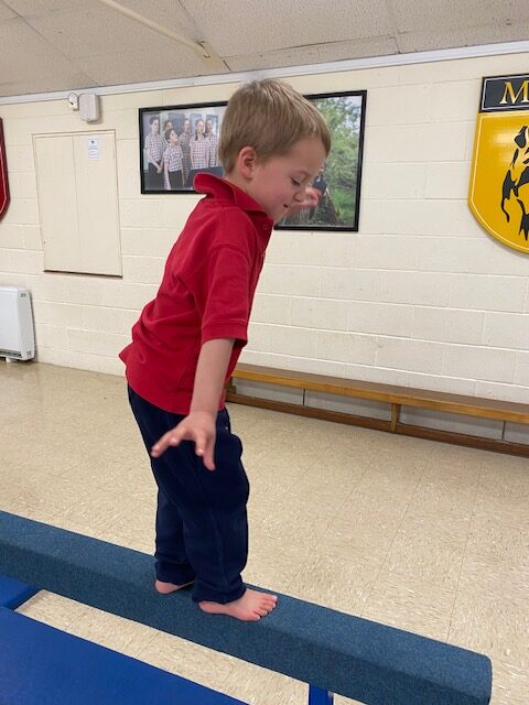 Gymnastics skills&#8230;, Copthill School