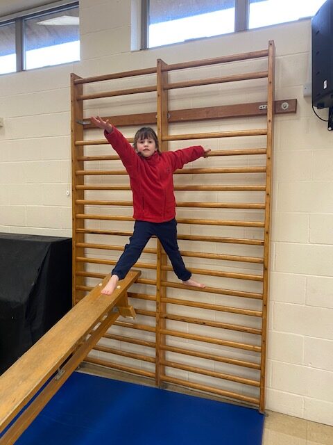 Gymnastics skills&#8230;, Copthill School