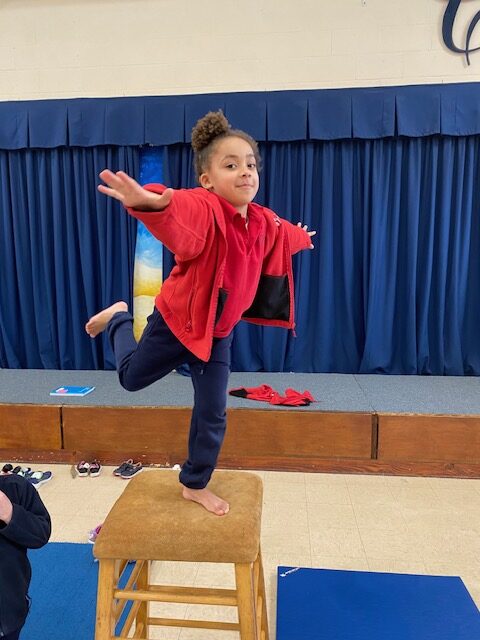 Gymnastics skills&#8230;, Copthill School