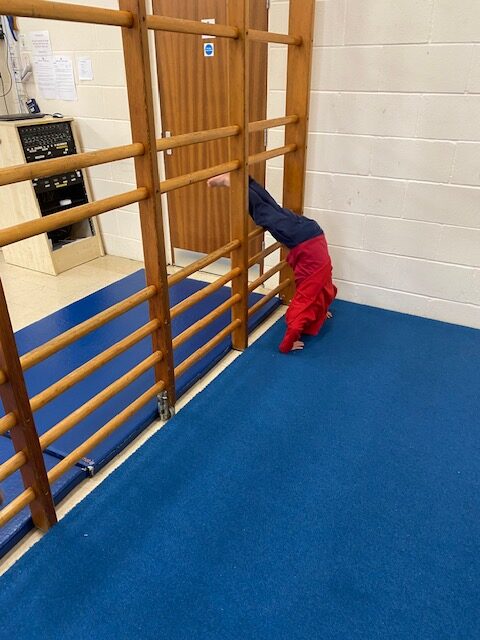 Gymnastics skills&#8230;, Copthill School