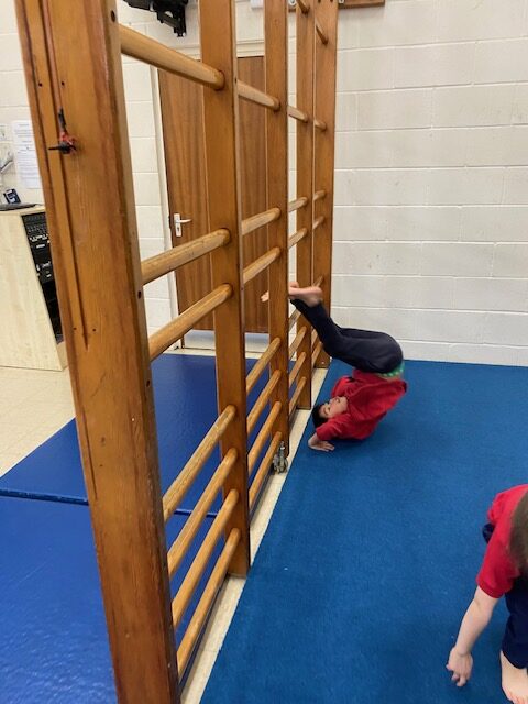 Gymnastics skills&#8230;, Copthill School