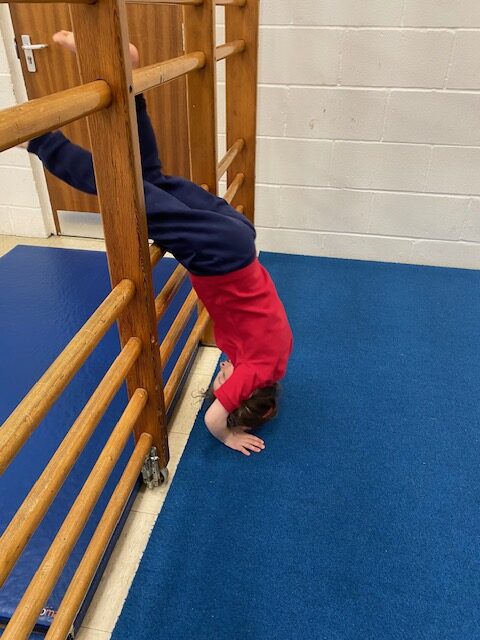 Gymnastics skills&#8230;, Copthill School