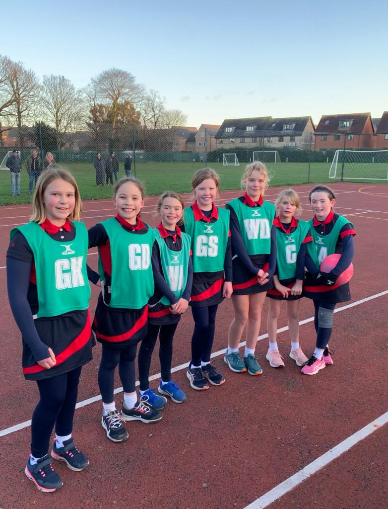 Early convincing win for the netball teams, Copthill School