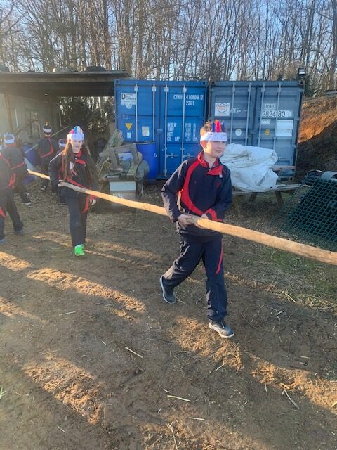 Y6 Native American experience, Copthill School