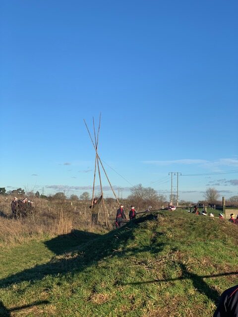 Y6 Native American experience, Copthill School