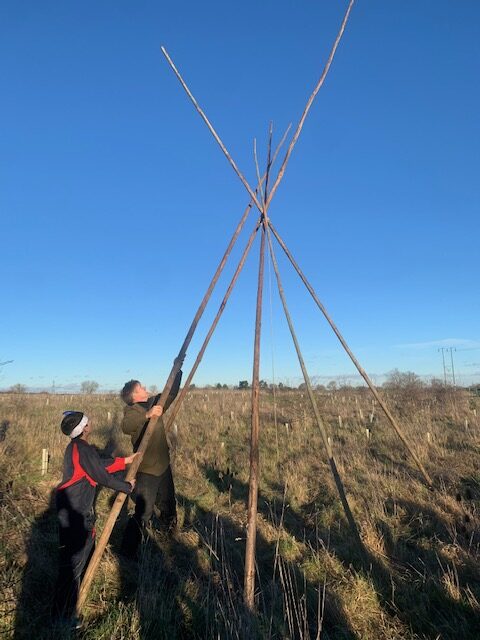 Y6 Native American experience, Copthill School