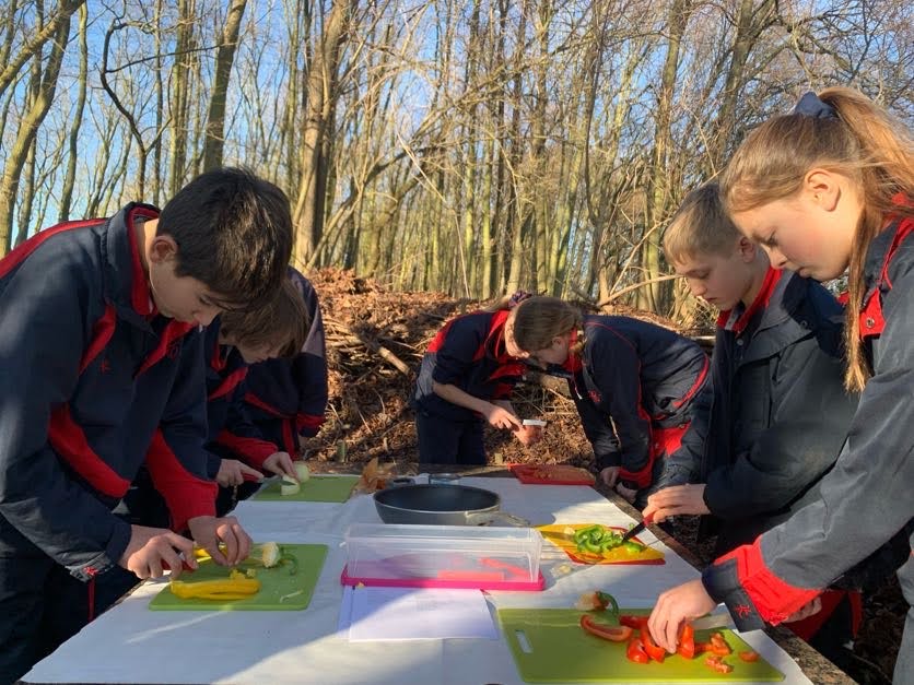 Y6 Native American experience, Copthill School