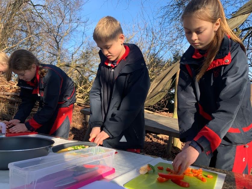 Y6 Native American experience, Copthill School