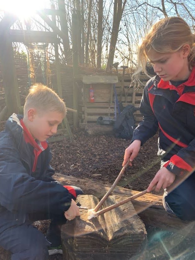 Y6 Native American experience, Copthill School