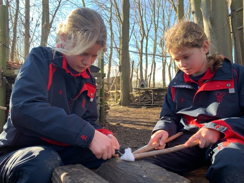 Y6 Native American experience, Copthill School