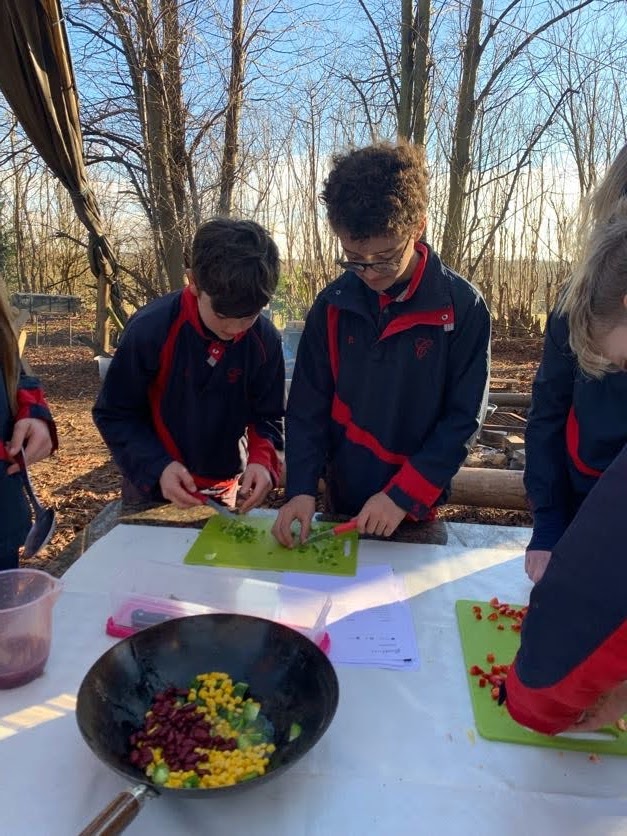 Y6 Native American experience, Copthill School