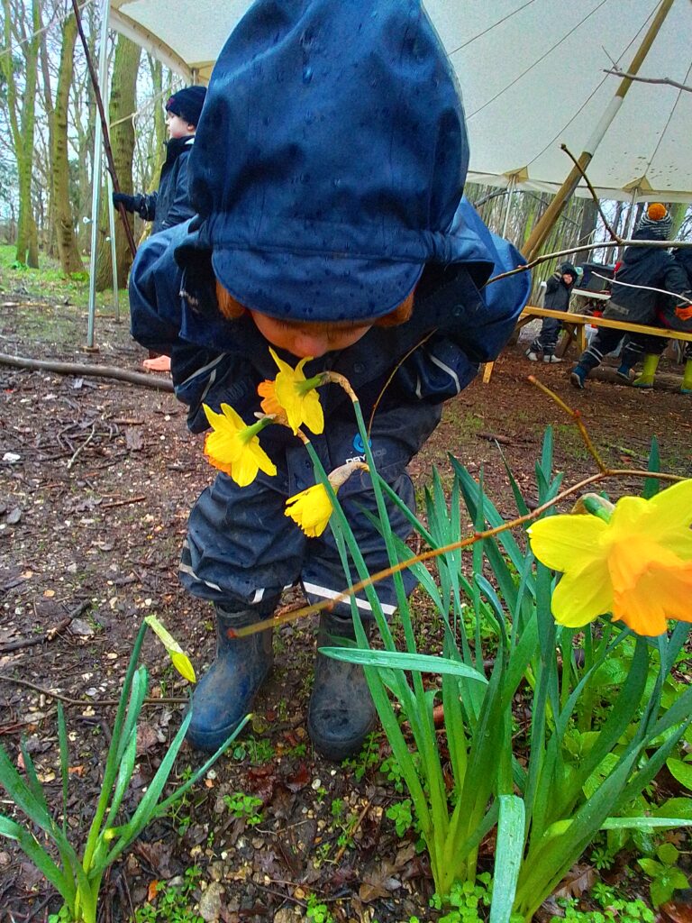 Fun at Forest School, Copthill School