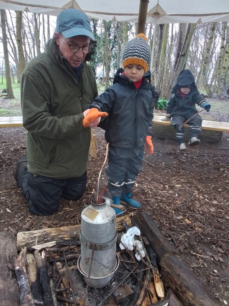 Fun at Forest School, Copthill School