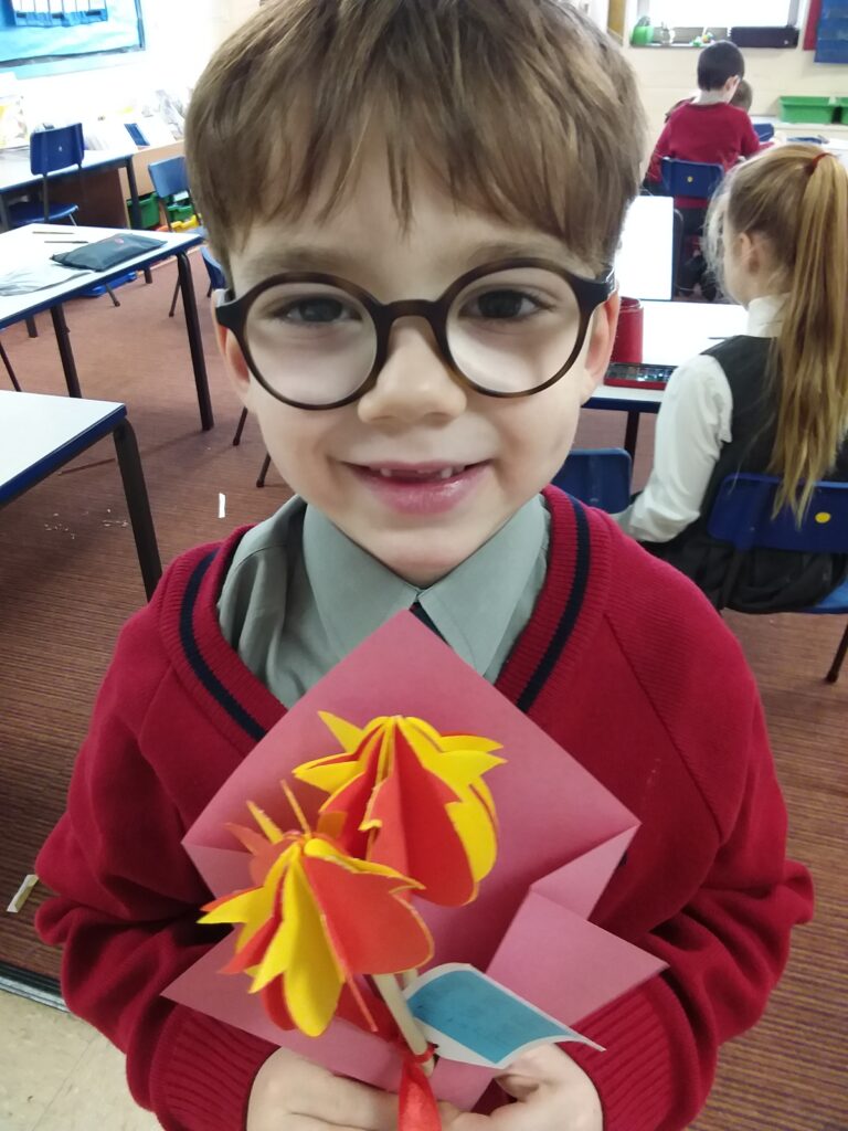 Creativity with flowers&#8230;, Copthill School