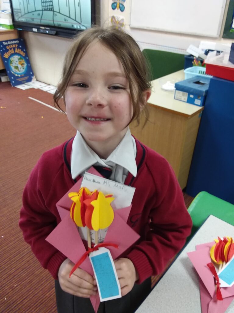 Creativity with flowers&#8230;, Copthill School