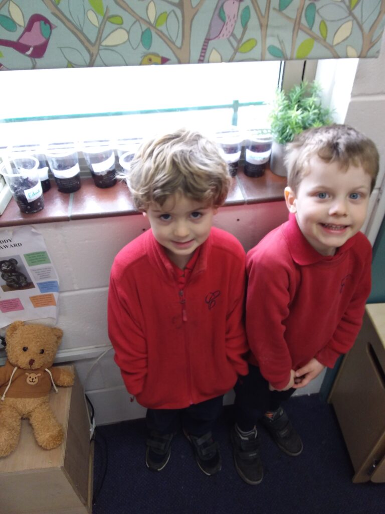 Planting Beans, Copthill School