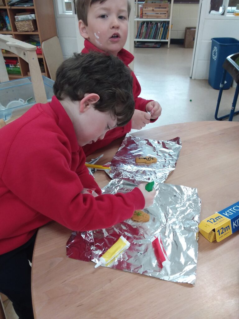 Gingerbread People Decorating, Copthill School