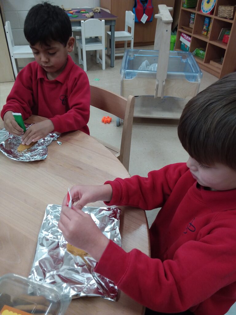 Gingerbread People Decorating, Copthill School