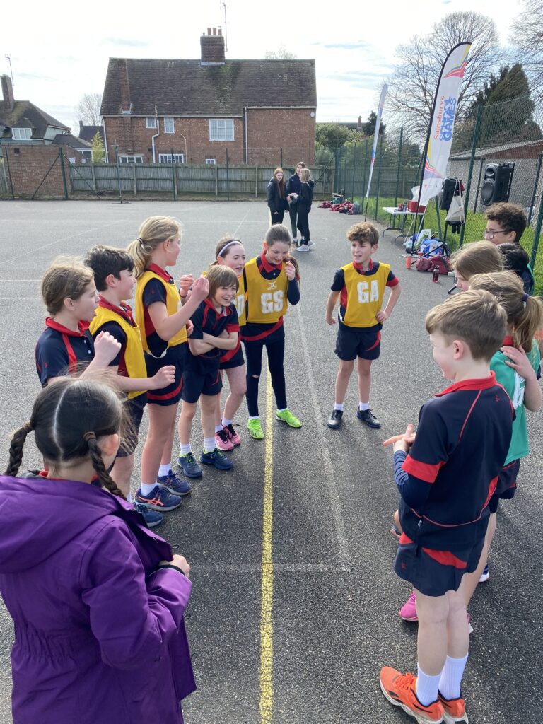 Mixed stinger netball, Copthill School