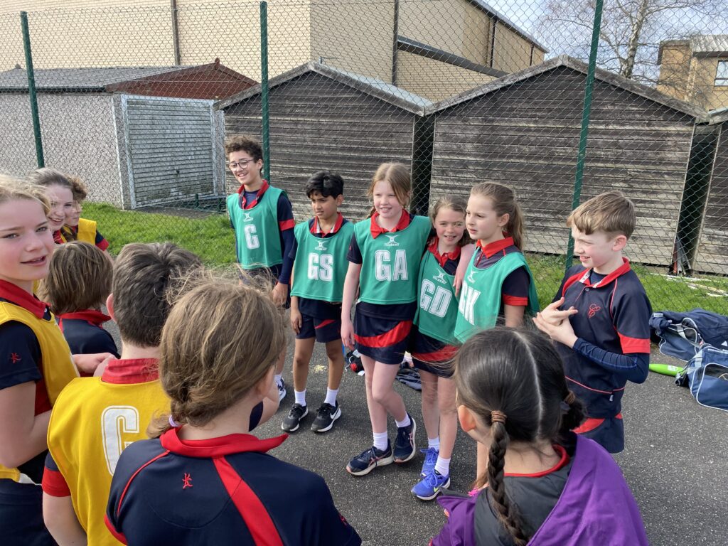 Mixed stinger netball, Copthill School