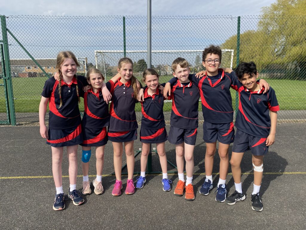 Mixed stinger netball, Copthill School