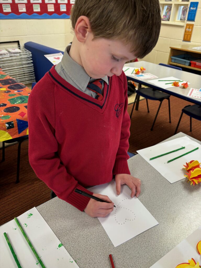 Creativity with flowers&#8230;, Copthill School