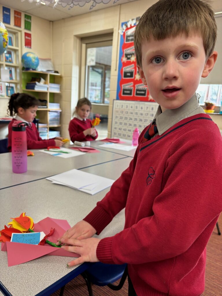 Creativity with flowers&#8230;, Copthill School