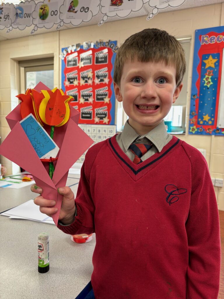 Creativity with flowers&#8230;, Copthill School