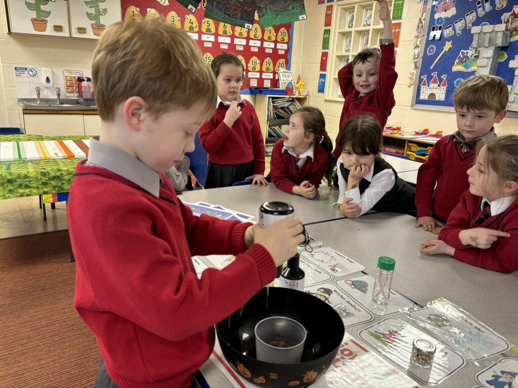 Magical potion making&#8230;, Copthill School