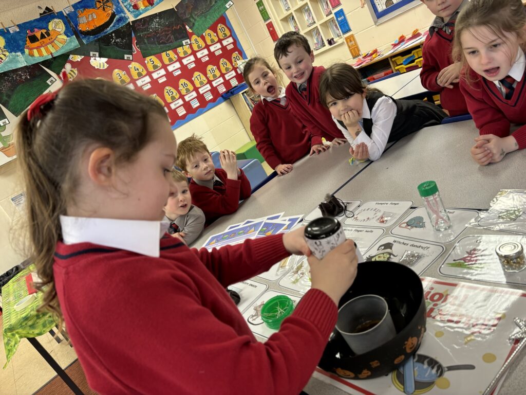 Magical potion making&#8230;, Copthill School