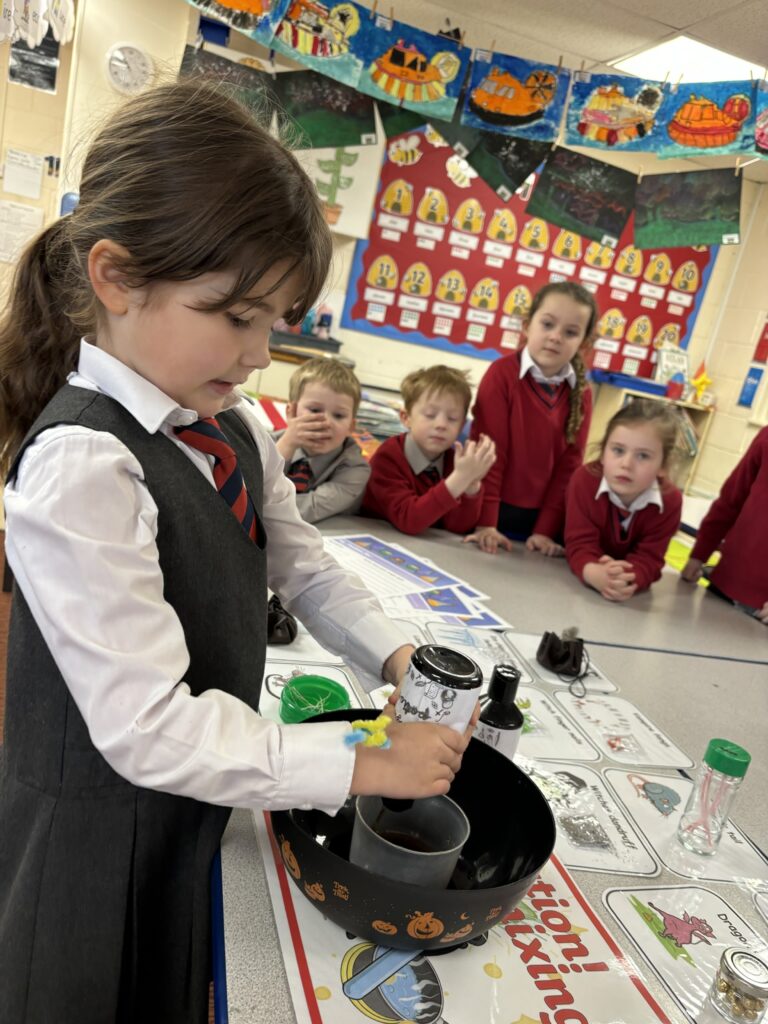 Magical potion making&#8230;, Copthill School