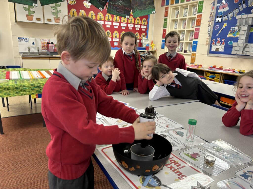 Magical potion making&#8230;, Copthill School