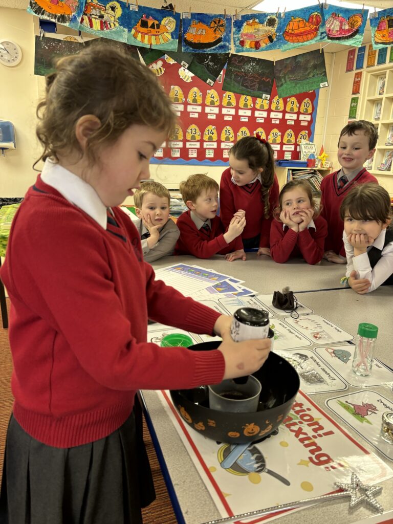 Magical potion making&#8230;, Copthill School