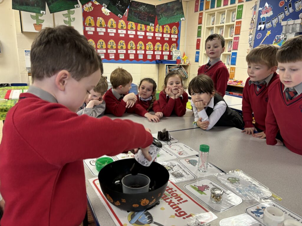 Magical potion making&#8230;, Copthill School