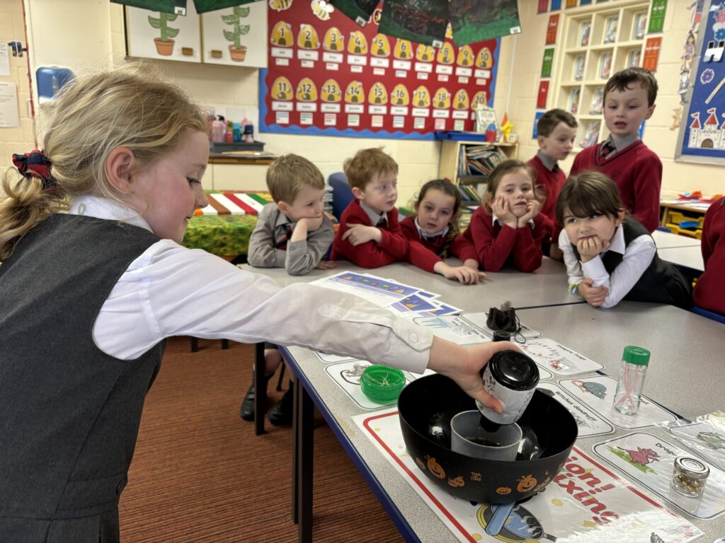 Magical potion making&#8230;, Copthill School