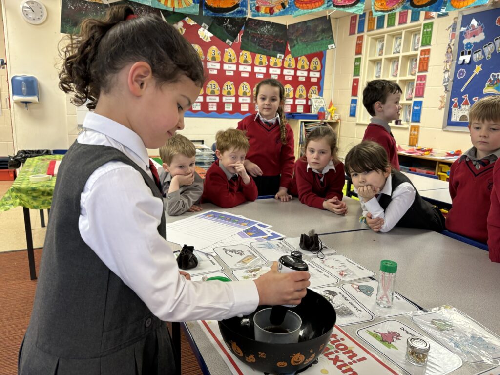 Magical potion making&#8230;, Copthill School