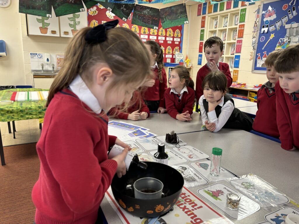 Magical potion making&#8230;, Copthill School