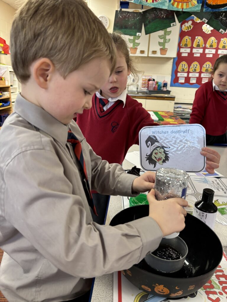 Magical potion making&#8230;, Copthill School