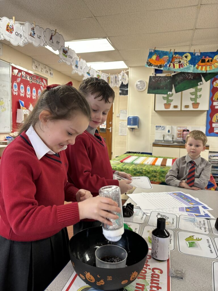 Magical potion making&#8230;, Copthill School