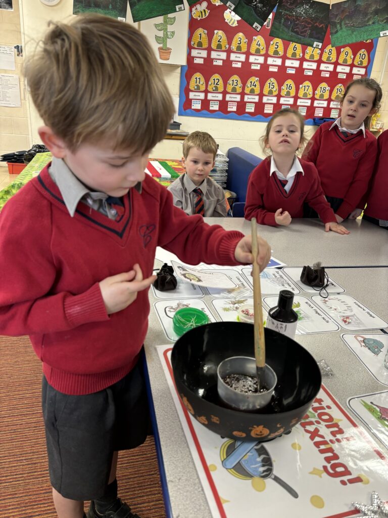 Magical potion making&#8230;, Copthill School